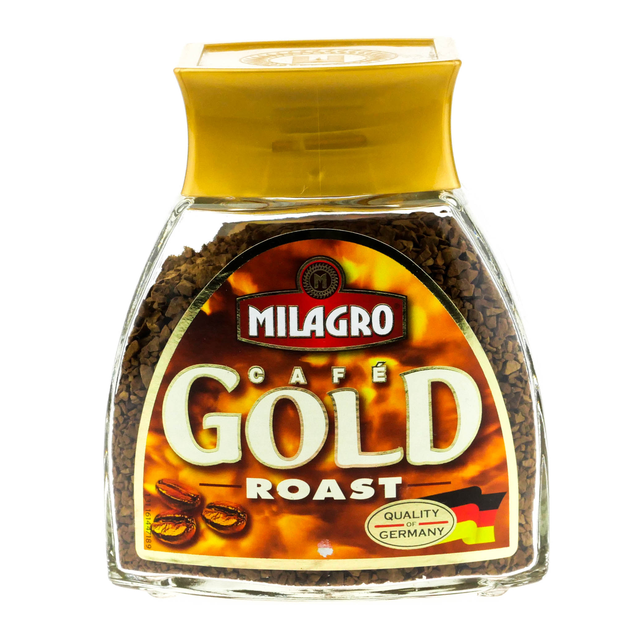 Кофе gold купить. Milagro Gold Roast кофе растворимый 190г. Кофе Милагро Голд Роаст 95г. Милагро Голд кофе 95 гр. Милагро Голд рост кофе 95 грам.