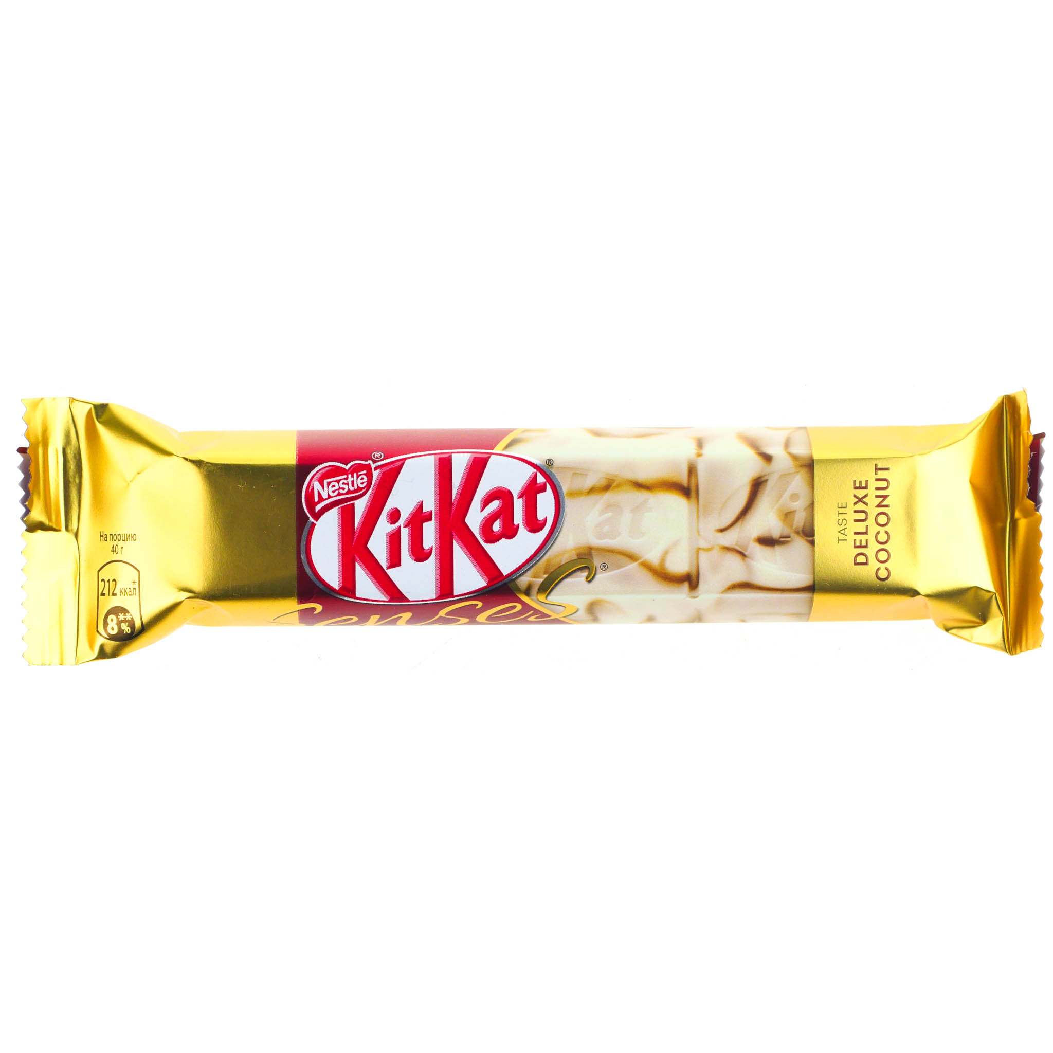 Батончик шоколадный KitKat (КитКат) Senses 40г кокос-миндаль купить с  доставкой на дом в интернет-магазине Торнадо